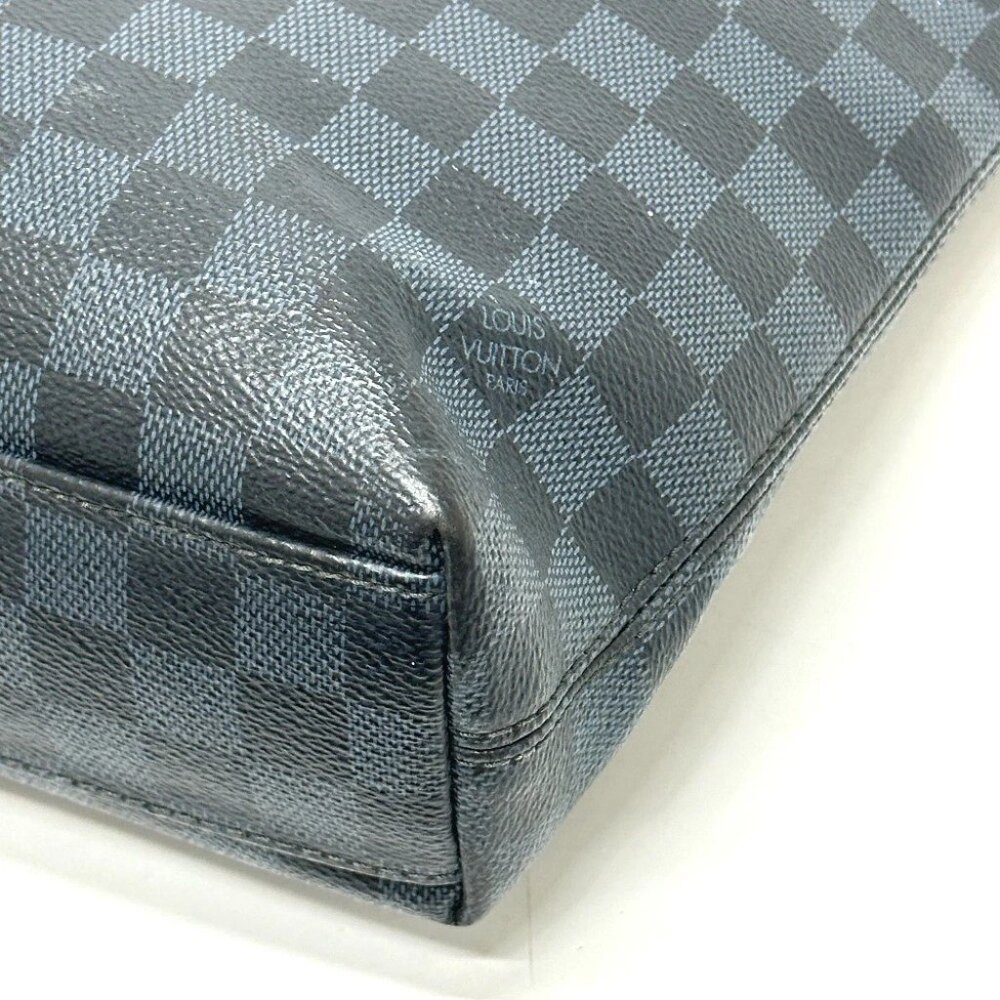 LOUIS VUITTON N41588 Newport Bag Tote Bag Damier Cobalt Canvas Navy x Black - Picture 14 of 16